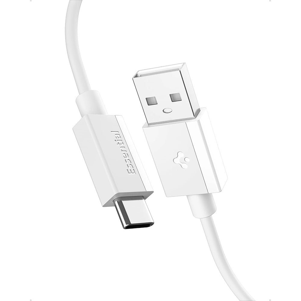 USB-A to USB-C Data and Charging Cable Spigen EB6015AC, 60W, 1.5m, White ACA10413