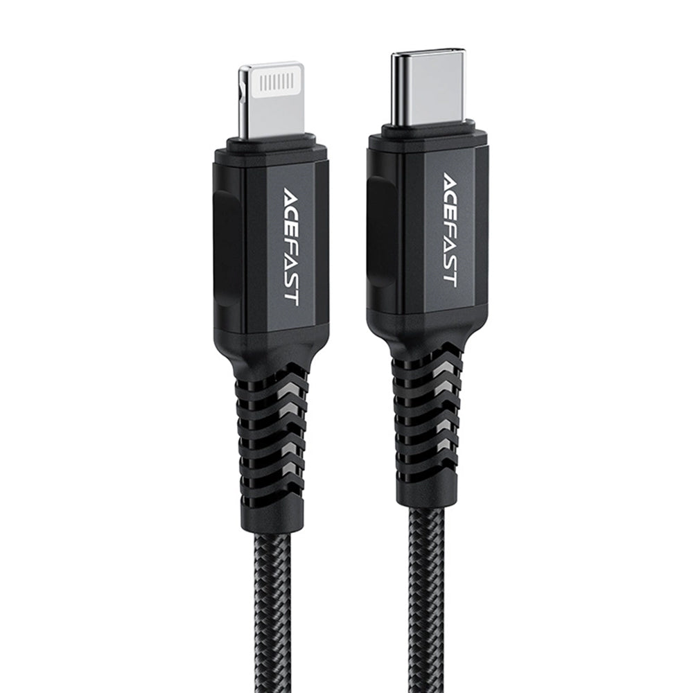USB-C to Lightning Data and Charging Cable Acefast C4-01, 30W, 1.8m, Black