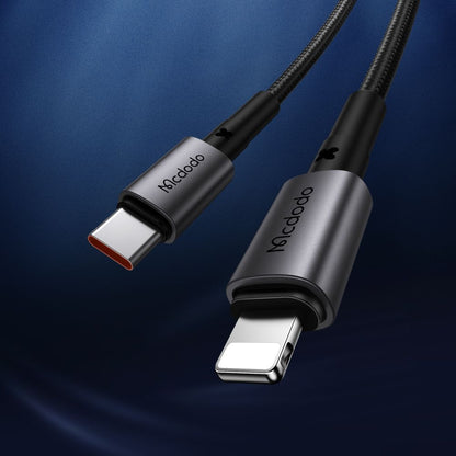 USB-C to Lightning McDodo CA-2850 Data and Charging Cable, 36W, 1.2m, Black