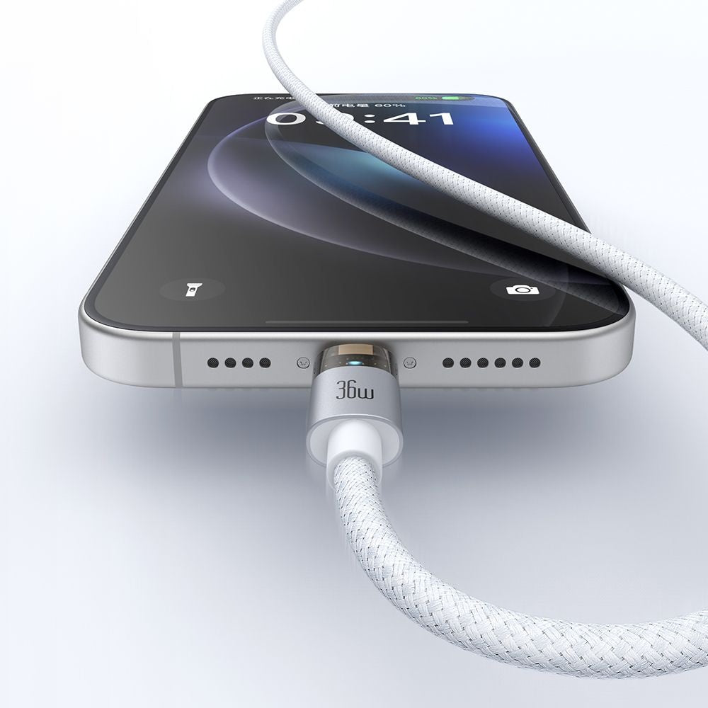 USB-C to Lightning McDodo CA-6942 Data and Charging Cable, 36W, 1.2m, White