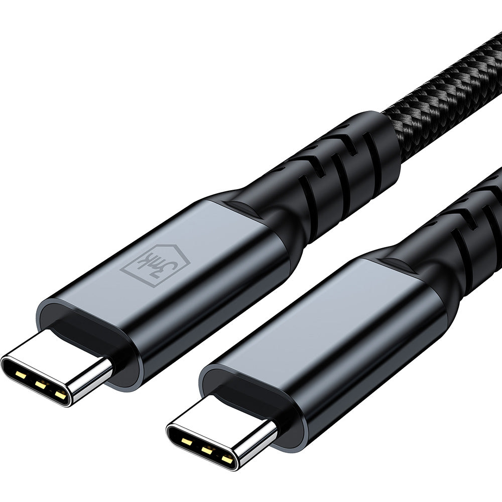 USB-C Data and Charging Cable - USB-C 3MK Hyper Thunderbolt 4, 240W, 1m, Black