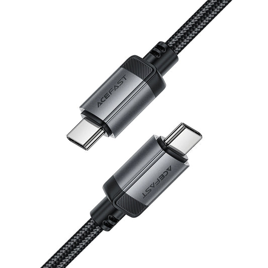 USB-C Data and Charging Cable - USB-C Acefast C20-03, 60W, 1.2m, Black