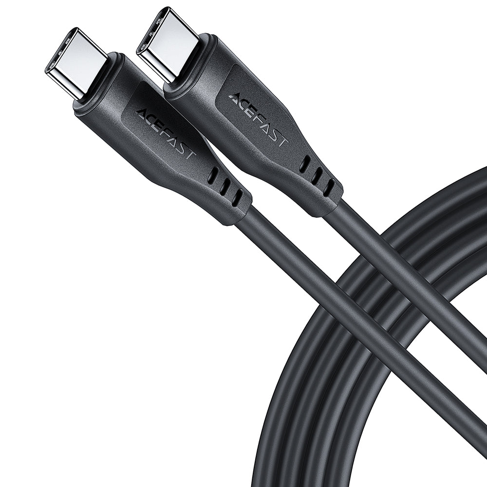 USB-C Data and Charging Cable - USB-C Acefast C3-03, 60W, 1.2m, Black