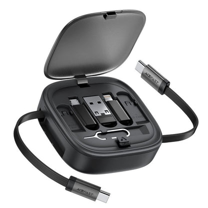 USB-C to USB-C Acefast Travel J3 Data and Charging Cable, 60W, 0.95m, Black