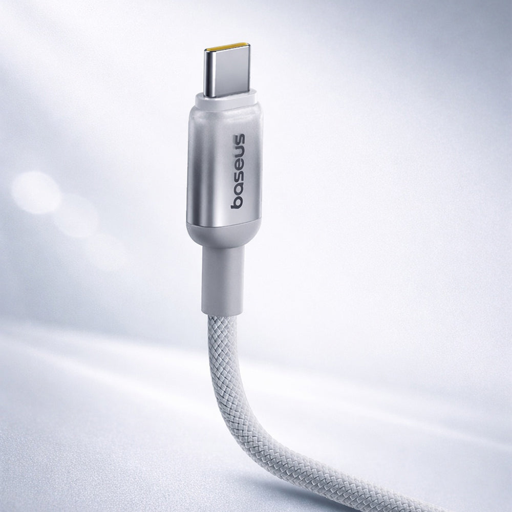USB-C Data and Charging Cable - USB-C Baseus Discolor, 100W, 2m, Silver E0420800