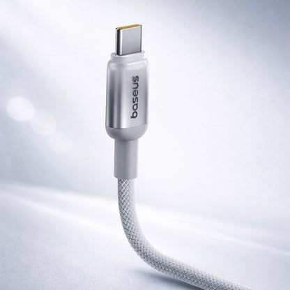 USB-C Data and Charging Cable - USB-C Baseus Discolor, 100W, 2m, Silver E0420800