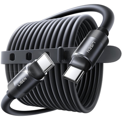 USB-C Data and Charging Cable - USB-C Lisen L115, 100W, 3m, Black YL0125040001