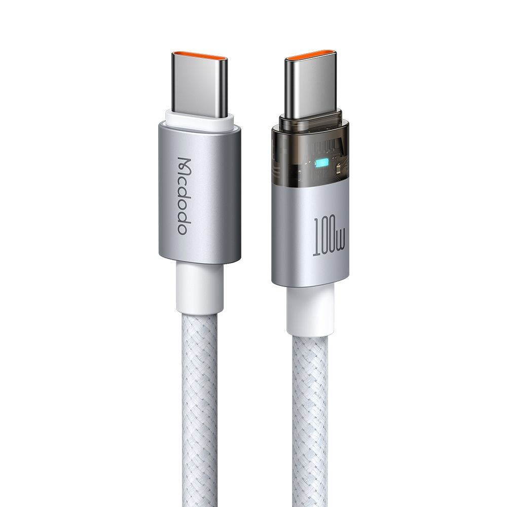 USB-C Data and Charging Cable - USB-C McDodo CA-5582, 100W, 1.2m, White