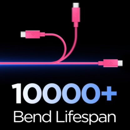 USB-C Data and Charging Cable - USB-C Spigen EB6010CC, 60W, 1m, Pink ACA10414