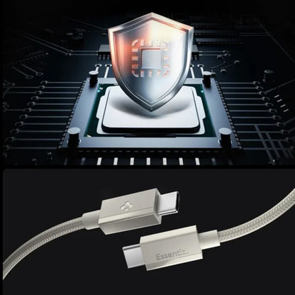 USB-C Data and Charging Cable - USB-C Spigen EB6015CC, 60W, 1.5m, Titan Gray ACA10419