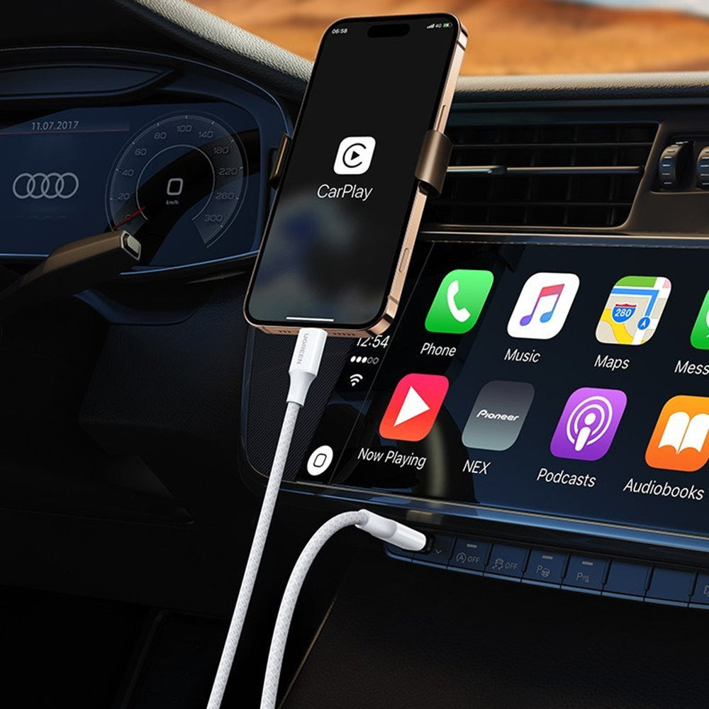 USB-C Data and Charging Cable - USB-C UGREEN L502, 100W, 1m, Black