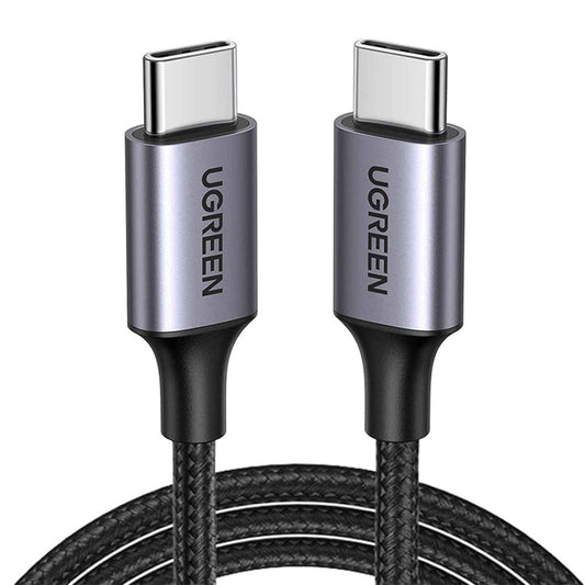UGREEN US261 (50152) USB-C to USB-C Data and Charging Cable, 60W, 2m, Gray