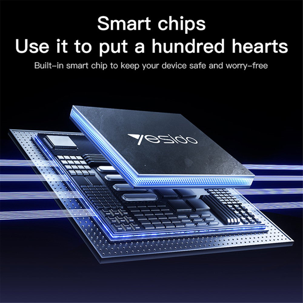 USB-C Data and Charging Cable - USB-C Yesido CA183, 60W, 2m, Black