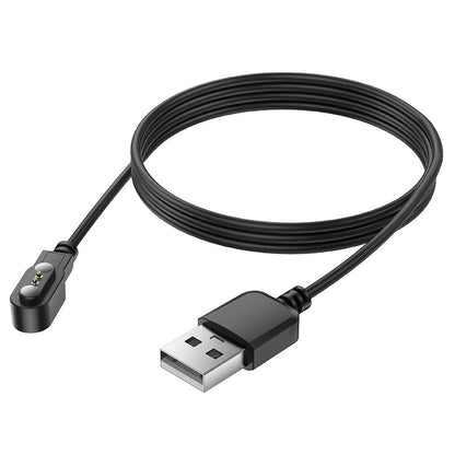 Charging Cable for HOCO Y26 / Y27 Smartwatch, USB-A, Black