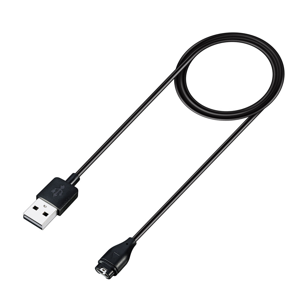 Techsuit TGC1 Charging Cable for Garmin Watch Fenix / vivoactive Series, USB-A, Black