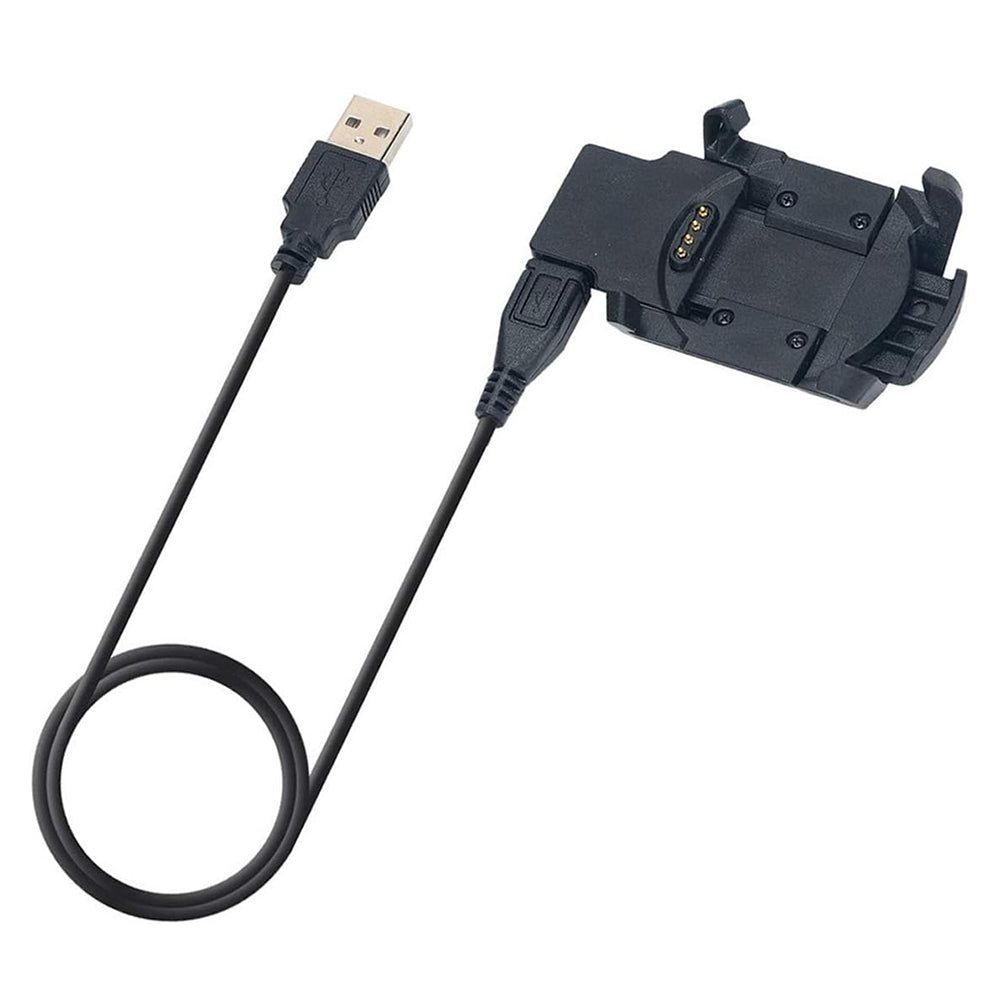 Techsuit TGC5 Charging Cable for Garmin Fenix 3 Sapphire / 3 HR / 3, USB-A, Black