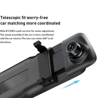 DDPAI Mola E3 Front and Rear Car Camera, 2K, Wi-Fi