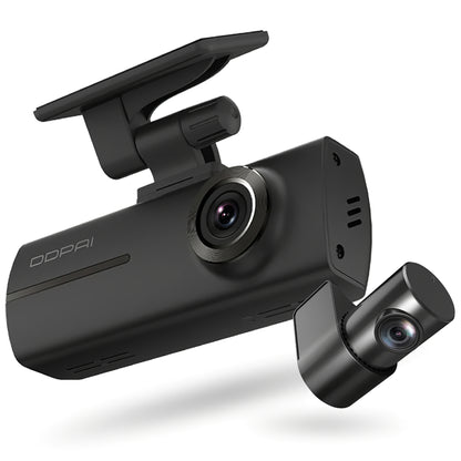 DDPAI N1 Dual Front and Rear Car Camera, 1296P, Wi-Fi