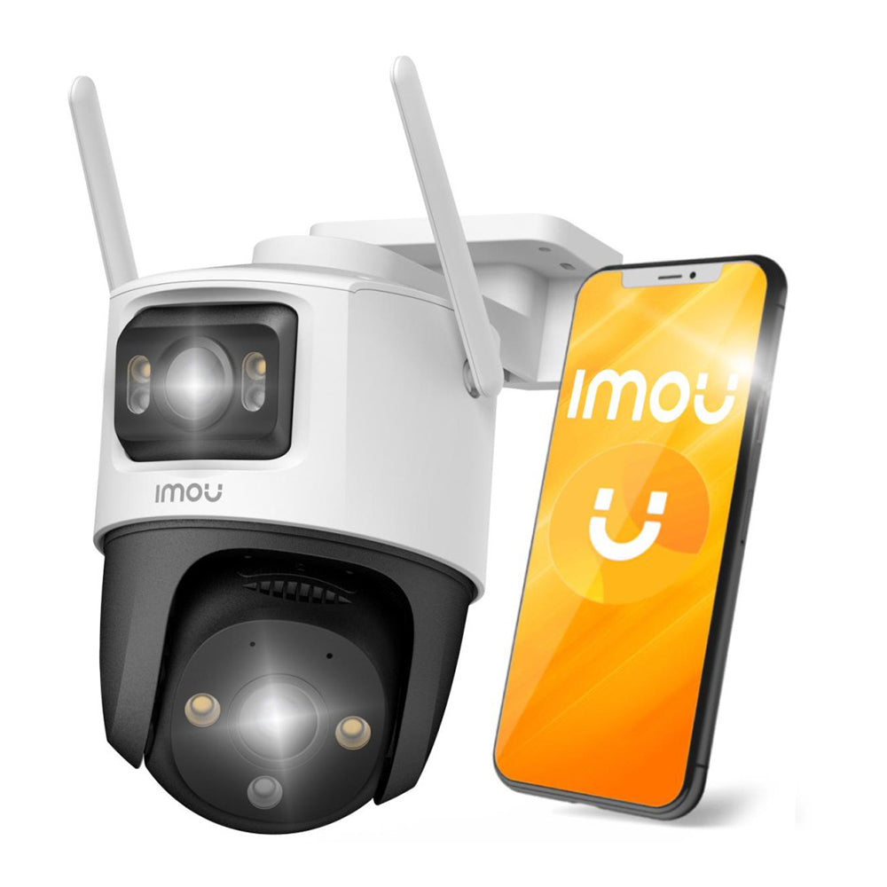 Imou Cruiser Dual Surveillance Camera, Wi-Fi, 2.8K + 2K, IP66, Outdoor IPC-S7XP-8M0WED-0360B