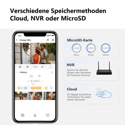 Imou Cruiser SE+ Surveillance Camera, Wi-Fi, 3K, IP66, Outdoor, White IPC-K7CP-5H1WE