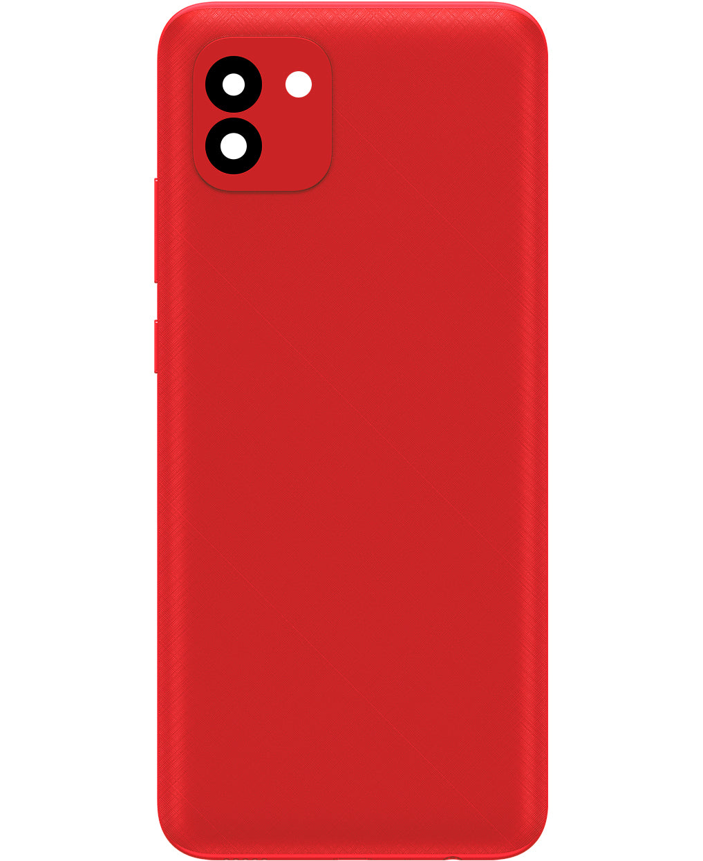 Battery Cover compatible with Samsung Galaxy A03 A035, Version F, Red