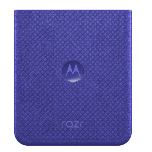 Motorola Razr Ultra 2026 / Razr 70 Ultra Battery Cover, Violet (Pantone Orient Blue), Service Pack SL98E96499