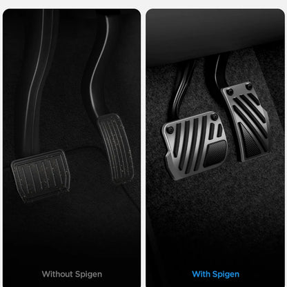 Spigen Line Design TO200P Car Pedal Covers for Tesla Y / 3 ACP11627
