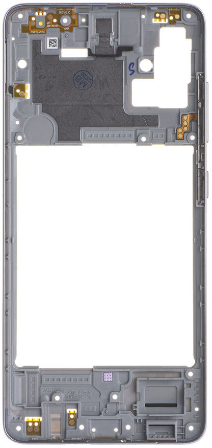 Samsung Galaxy A51 A515 Half Case Samsung Galaxy A51 A515, Silver