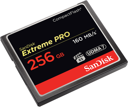 SanDisk Extreme Pro CompactFlash Memory Card, 256Gb, UDMA 7 SDCFXPS-256G-X46