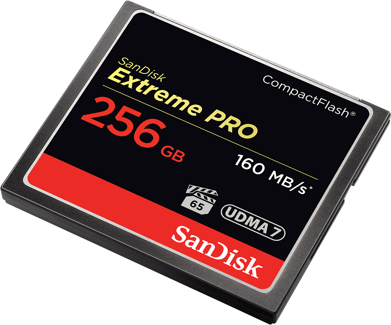 SanDisk Extreme Pro CompactFlash Memory Card, 256Gb, UDMA 7 SDCFXPS-256G-X46
