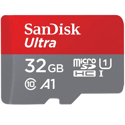 SanDisk Ultra Android A1 microSDHC Memory Card, 32GB, Class 10 / UHS-1 U1, With Adapter SDSQUA4-032G-GN6MA