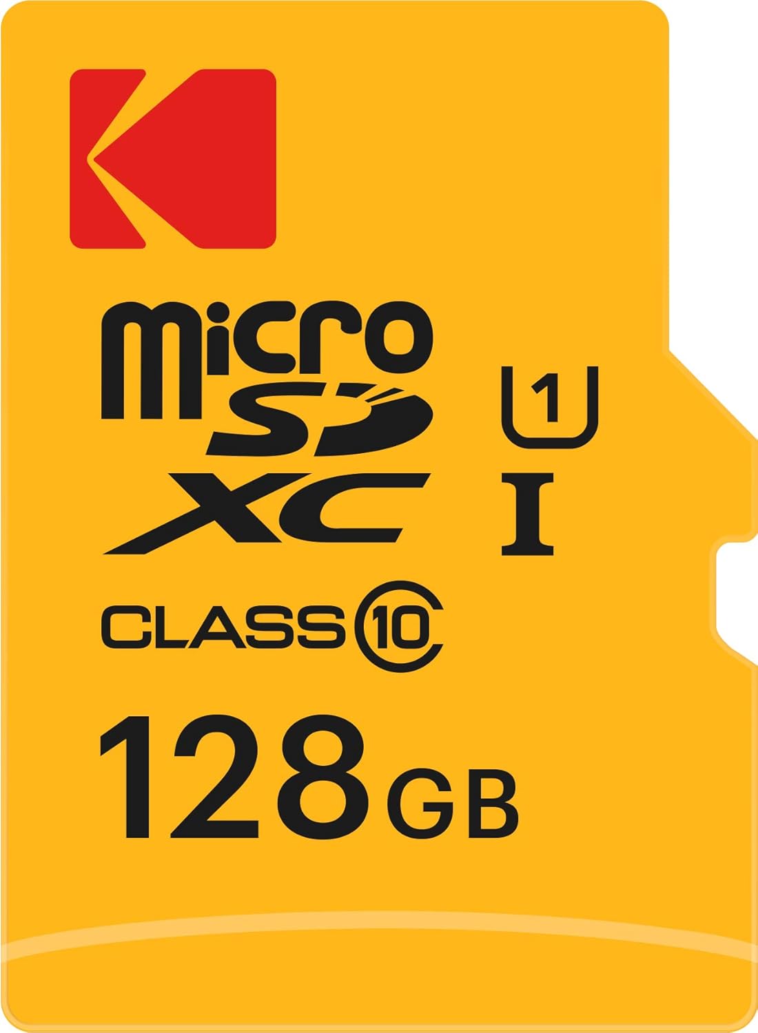 Kodak Premium Performance microSDXC Memory Card, 128Gb, Class 10 / UHS-1 U1, With Adapter EKMSDM128GXC10K