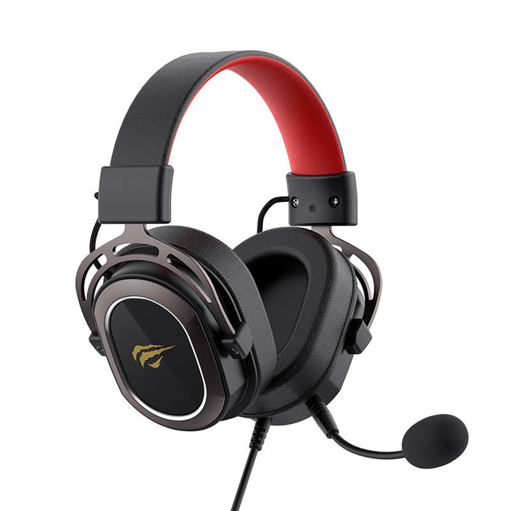 HAVIT H2008d Gaming Headphones 3.5mm, 2m, Black Red