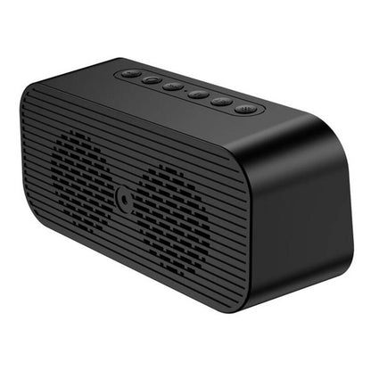 HAVIT M3 Digital Clock with Bluetooth Speaker, Black
