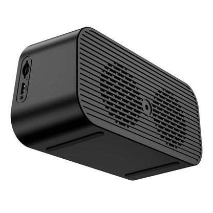 HAVIT M3 Digital Clock with Bluetooth Speaker, Black