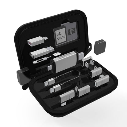 USB / USB-C Card Reader OEM OmniLink Pro-003 Travel, 10in1, Gray