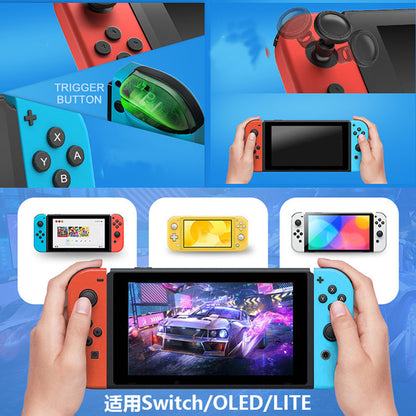 Techsuit THSWC Controller for Nintendo Switch / Switch OLED / Switch Lite Console, Red Blue