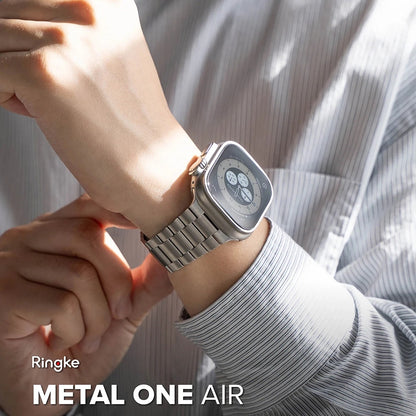 Ringke Metal One Air Strap for Apple Watch 49mm / 46mm / 45mm / 44mm Series, Silver