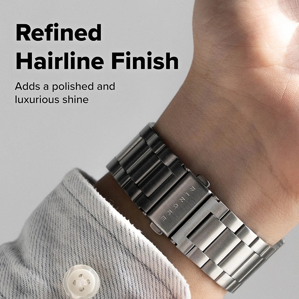 Ringke Metal One Air Strap for Apple Watch 49mm / 46mm / 45mm / 44mm Series, Silver