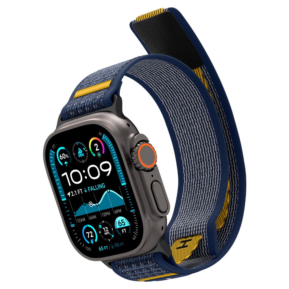 Spigen Athlex Air Strap for Apple Watch 49mm / 46mm / 45mm / 44mm Series, Navy Blue AMP09036