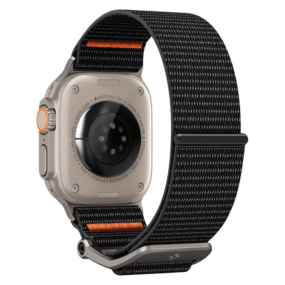 Spigen DuraPro Flex Band for Apple Watch 49mm / 46mm / 45mm / 44mm Series, Black AMP05981