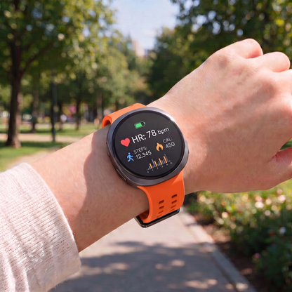 Tech-Protect Silicone Air Strap for Samsung Galaxy Watch9 / Watch8 / Watch8 Classic Series, Orange