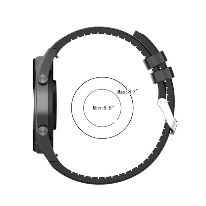 Techsuit W007 Strap for Samsung Galaxy Watch / Huawei Watch Series, 20mm, Black