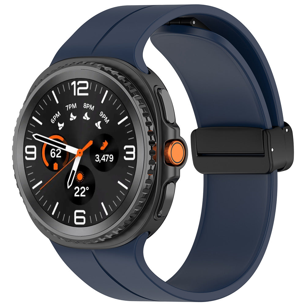 Techsuit W011 Strap for Samsung Galaxy Watch 8 Classic / Watch8 44mm / Watch 8 40mm, Navy Blue