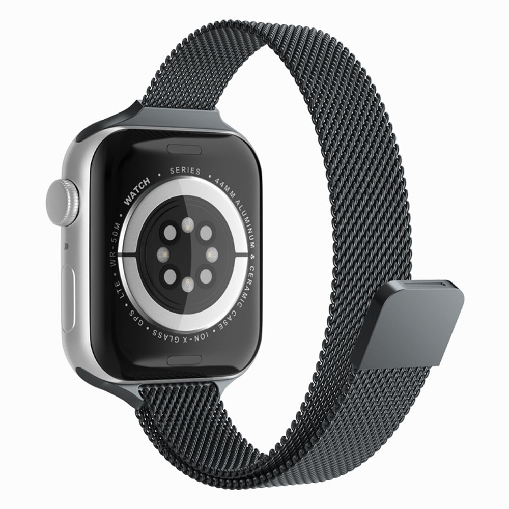 Techsuit W034 Strap for Apple Watch 49mm / 46mm / 45mm / 44mm / 42mm Series, Black