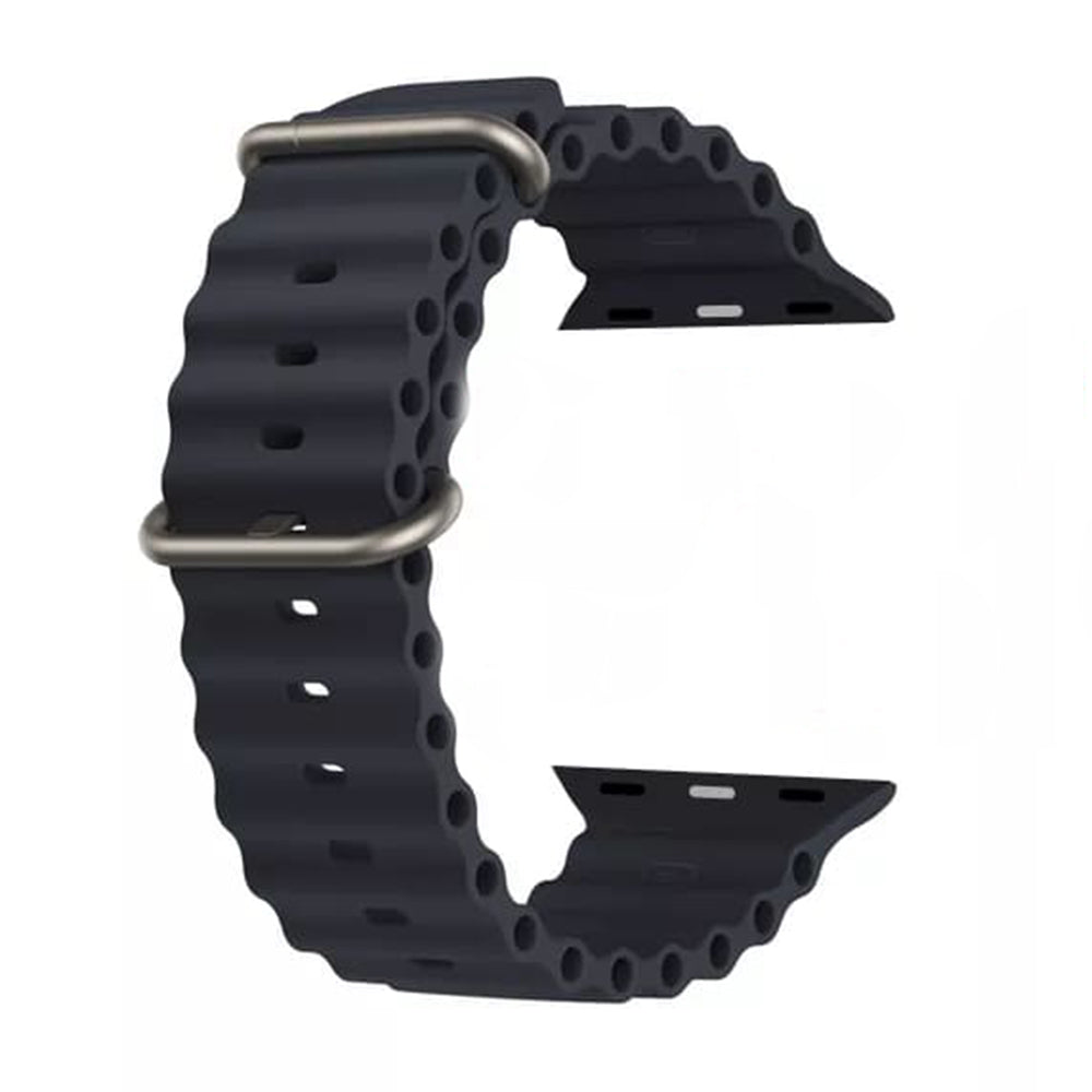 Techsuit W038 Strap for Apple Watch 42mm / 41mm / 40mm / 38mm Series, Black