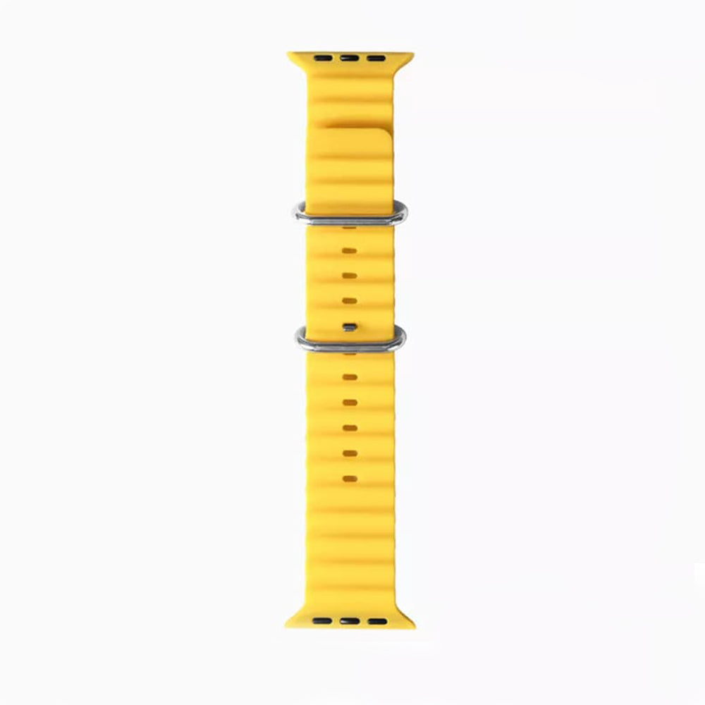 Techsuit W038 Strap for Apple Watch 49mm / 46mm / 45mm / 44mm / 42mm Series, Yellow