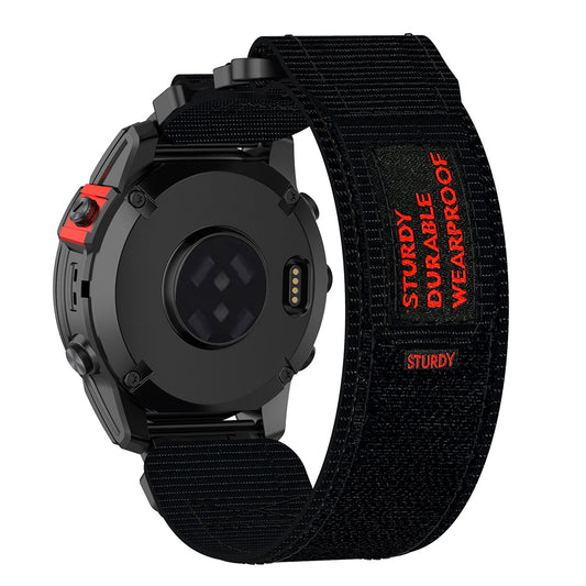 Techsuit W057 Strap for Garmin Instinct / Approach / Fenix Watch Series, 20mm, Black