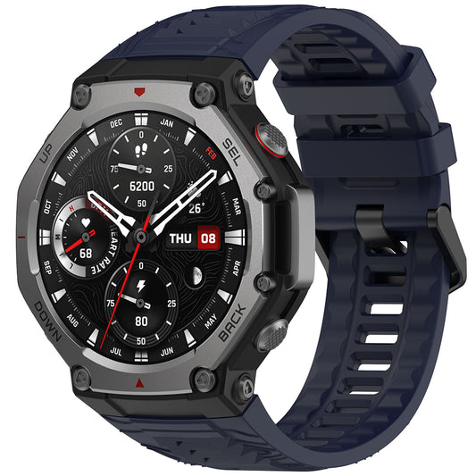Techsuit W067 Strap for Amazfit T-Rex 3, Navy Blue