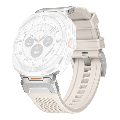 Techsuit W068 Strap for Samsung Galaxy Watch Ultra Series, Silver White